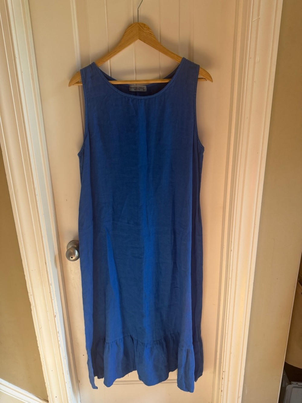 Terzo Millennio linen maxi dress